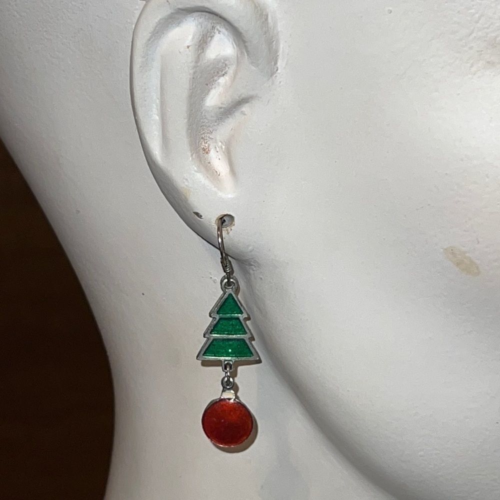 Bundle Sale 3 for $15 | Christmas Tree & Ornament Dangle Earrings